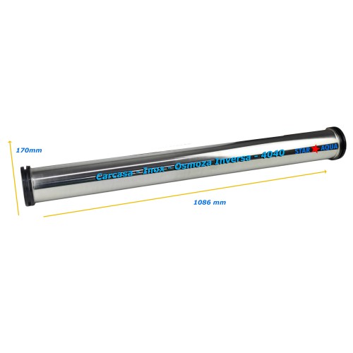 Carcasă Membrană - Osmoză Inversă Industrială 4040 ( 1500 GPD )