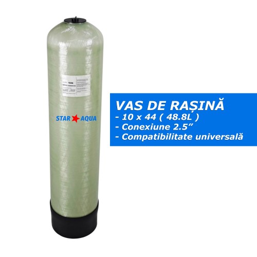 Vas Rășină - 10x44 -  V.max  48.8L- Kit Complet