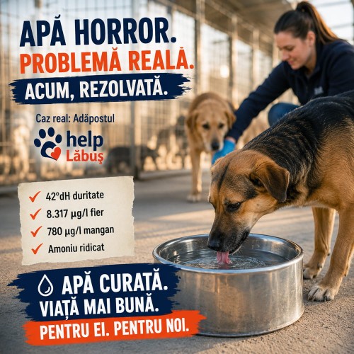 Caz Real Galați: Tratare Apă cu 42°dH, Fier 8317 µg/l și Mangan