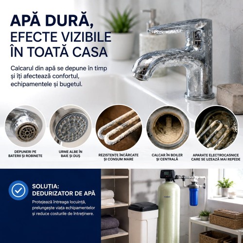 De ce se depune calcar în casă? Cauze, Efecte și Diagnostic