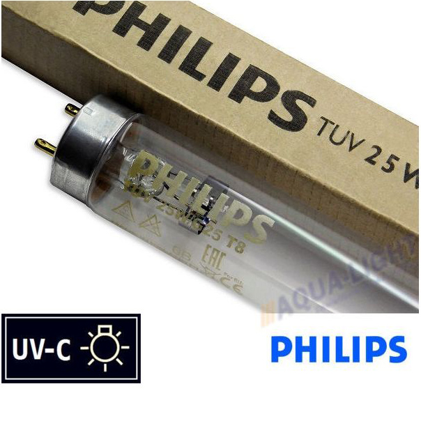 Bulb UV Philips TUV G25 T8 - Consumabil 25W, 2x2 Pini