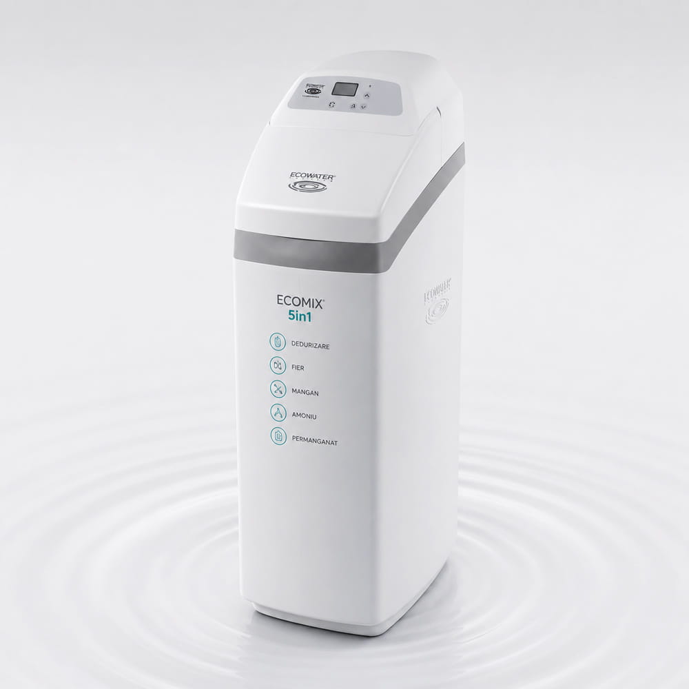 EcoWater Comfort 500 EcoMix - Stație Premium 5 în 1 pentru Apă cu Probleme Multiple