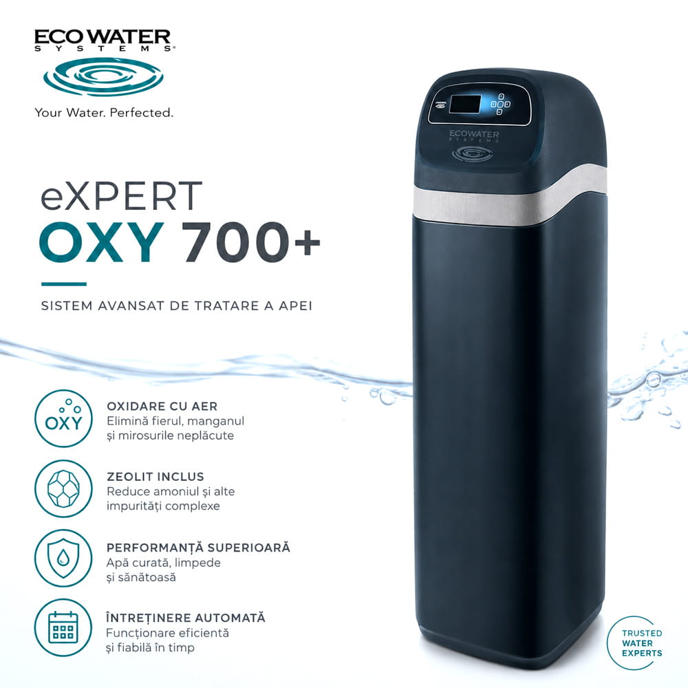EcoWater eXPERT Oxy 700 Plus stație premium pentru apă din foraj