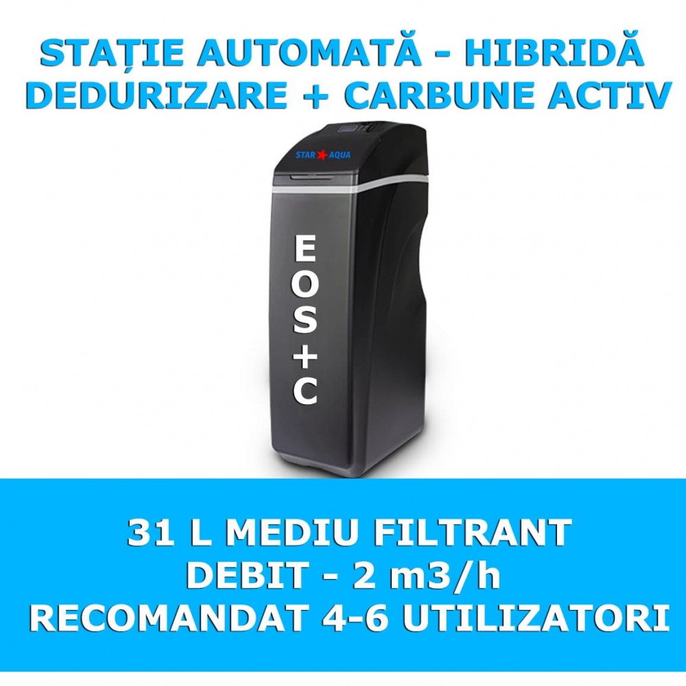 EOS - CARBON + KDF - Dedurizator Apa Hybrid - FITaqua