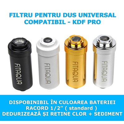 Filtru de dus - FitAqua PRO - KDF Filtru de dus - FitAqua PRO - KDF