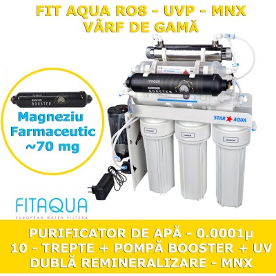 RO8-UVP-MNX - Purificator - FitAqua  RO8-UVP-MNX - Purificator - FitAqua