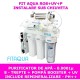 RO8-UV-P – 8 etape, Lampă UV Philips, Pompă. Structurare Moleculară, Apă Pură, Alcalină