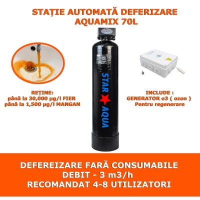 AquaMIX 70L - O3 - Deferizator Fără Consumabile - Krausen  AquaMIX 70L - O3 - Deferizator Fără Consumabile - Krausen