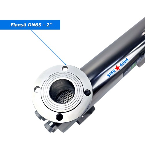 Lampă UV 320W – FLANȘĂ DN65 – AMALGAM PRO – Industrială
