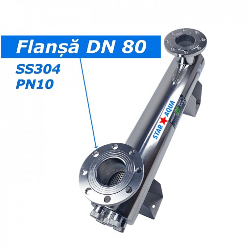 Lampă UV 400W – FLANȘĂ DN80 – AMALGAM PRO – Industrială