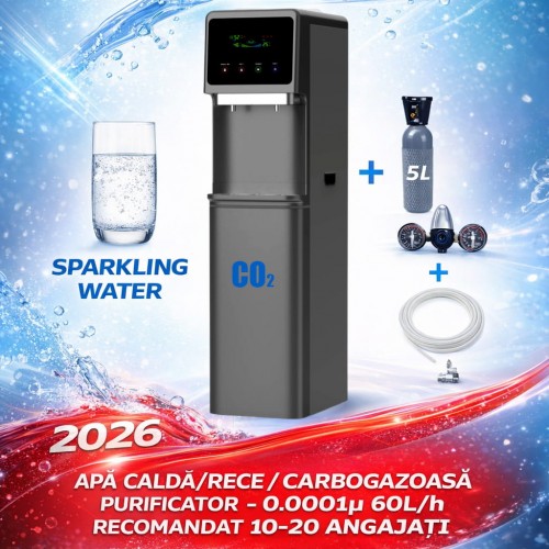 KIT STAR D-FLOW CO₂ SS-Graphite + Butelie + Regulator