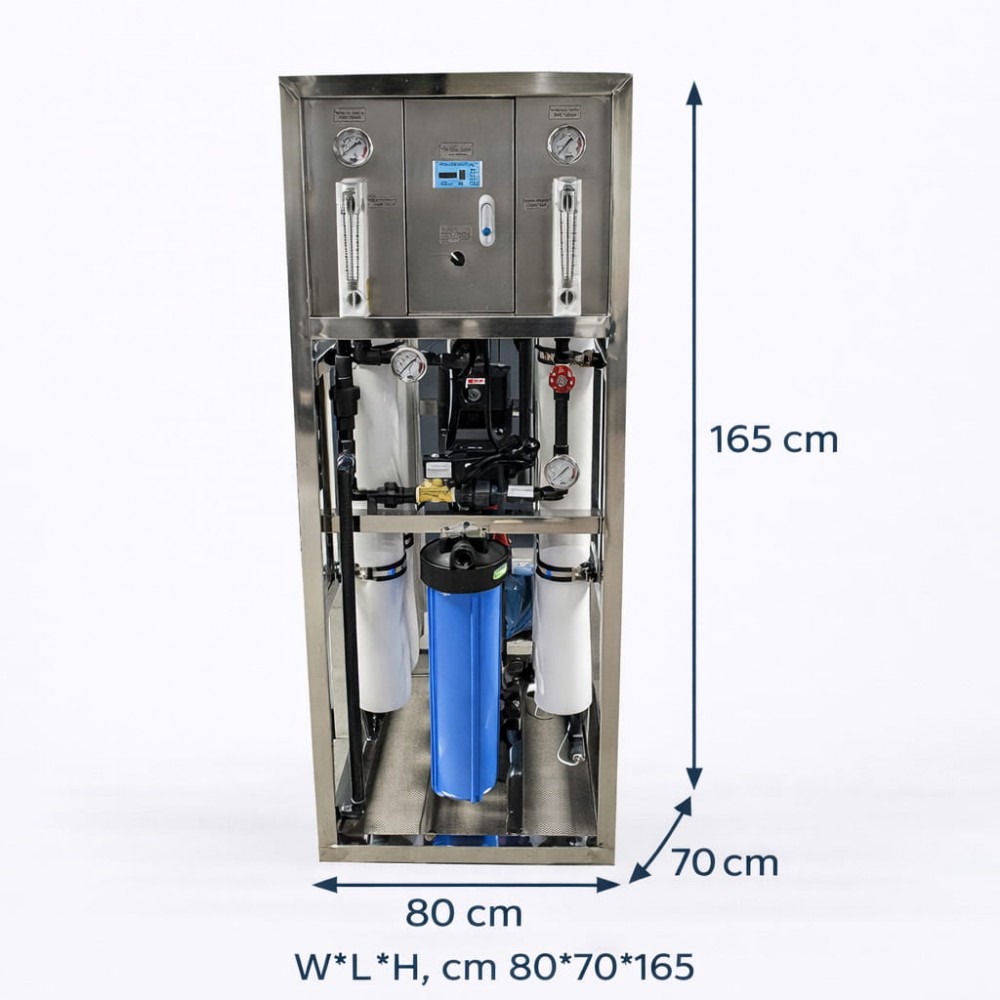 STAR RO12000 PRO – 2000 L/h: Uzină de Apă Pură cu 8 Membrane pentru Industrie Grea