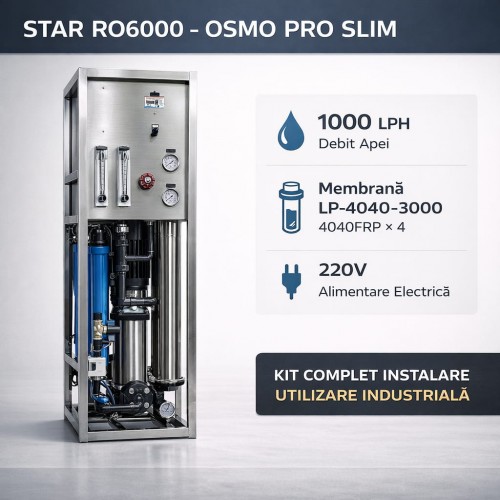 STAR RO6000 SS 300 PSI - 1000 L/h