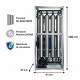 Osmoză industrială 6000 GPD Carcase Inox SS4040 - 300 PSI – soluție profesională pentru purificare