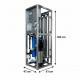 Osmoză industrială 6000 GPD Carcase Inox SS4040 - 300 PSI – soluție profesională pentru purificare