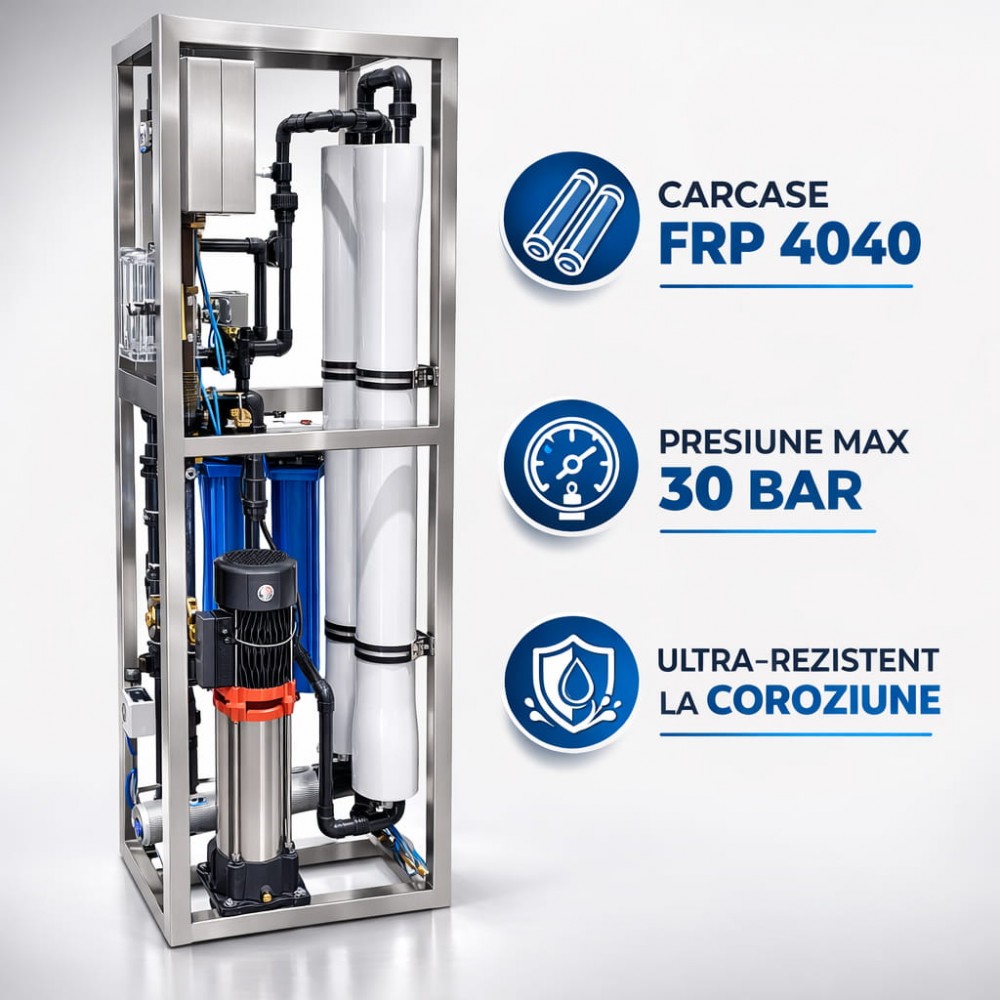 Sistem OSMO PRO 3000G 500 L/h: Recuperare Maximă la 30 Bar și Costuri de Operare Minime