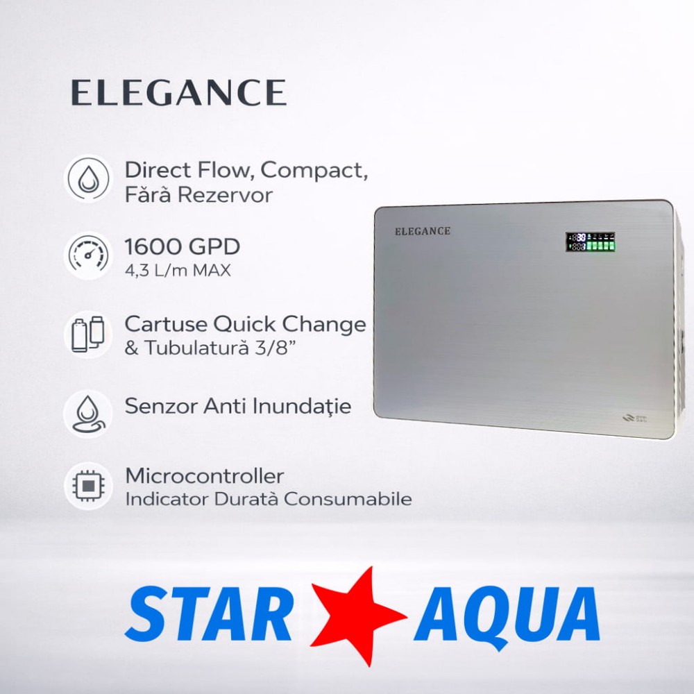 Elegance 1600GPD: Purificator Apa Osmoza Inversa Direct Flow