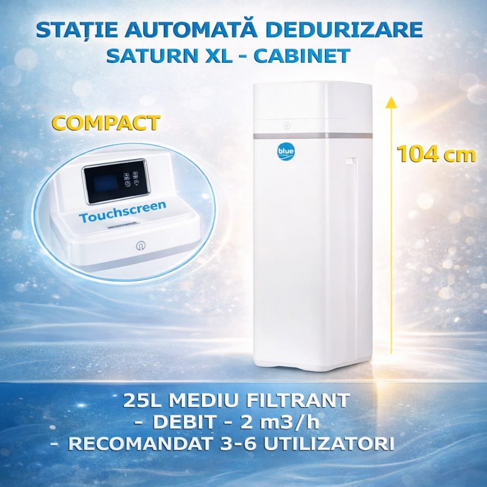 Dedurizator Premium Compact - Saturn XL – capacitate mare pentru locuințe mari