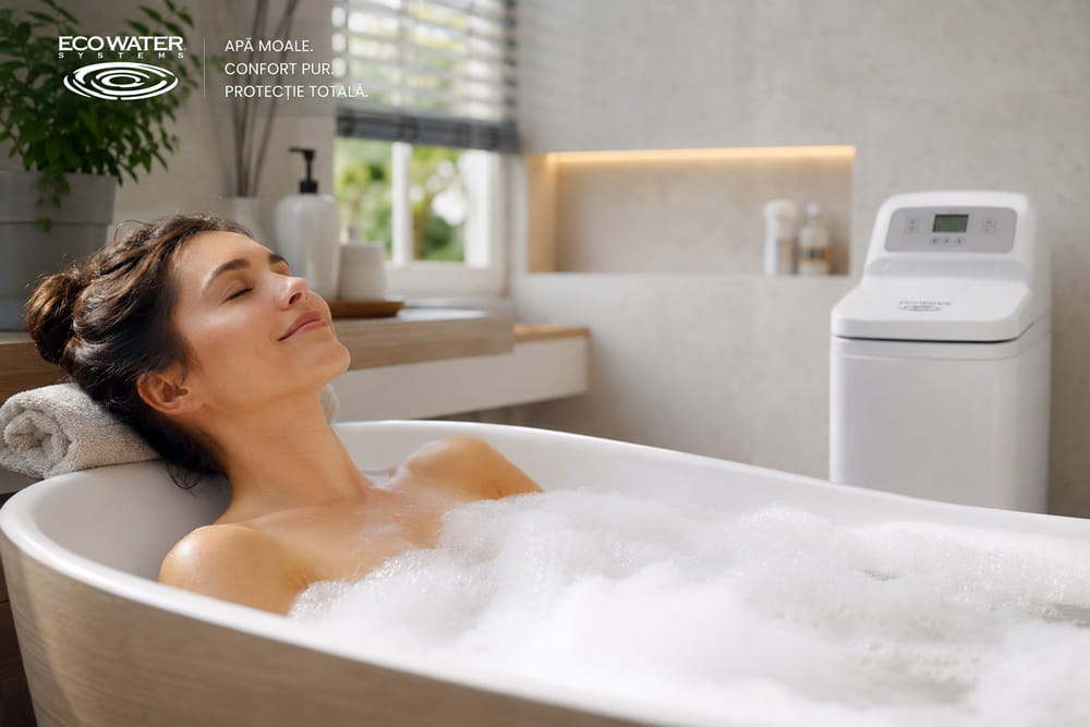 Piele si par revitalizate cu apa moale